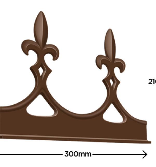 Aluminium Fleur De Lys Crest