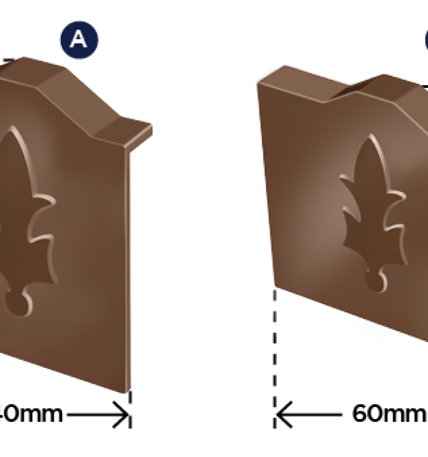 Capex 40/60 uPVC Extended Endcaps