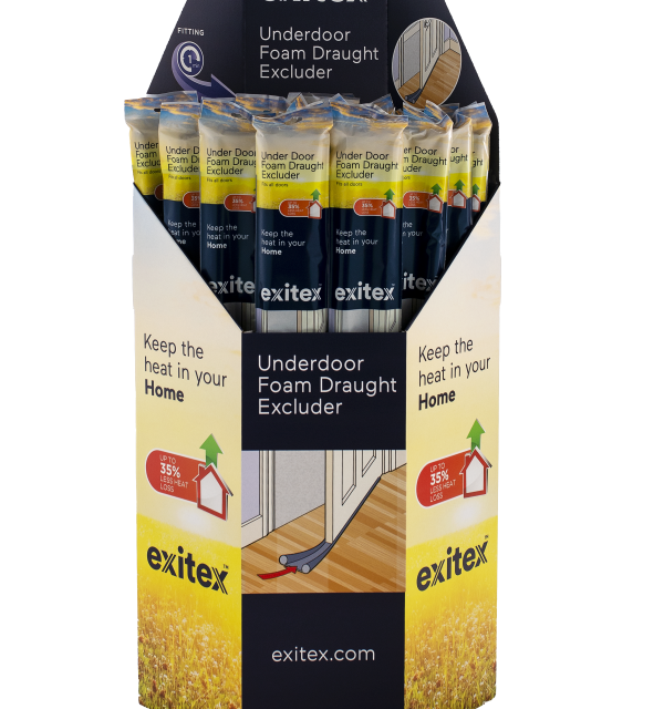 Underdoor Foam Draught Excluder Display Unit