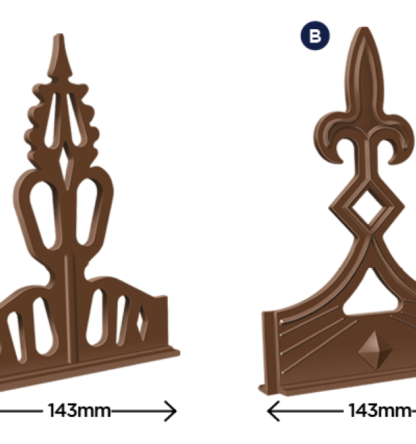 uPVC Regency & Fleur De Lys Crests