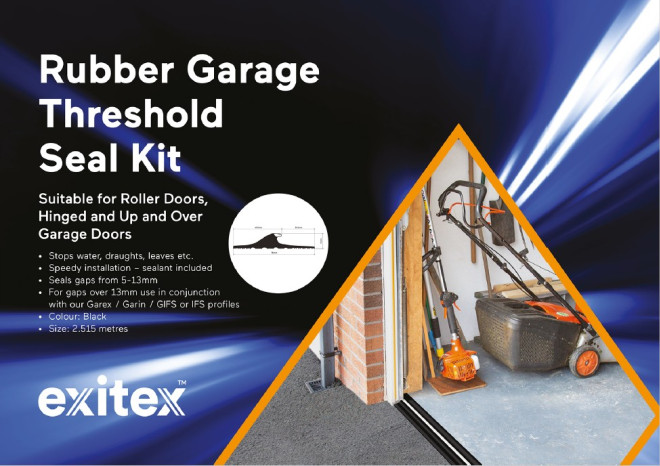 Rubber Garage Threshold Seal Kit